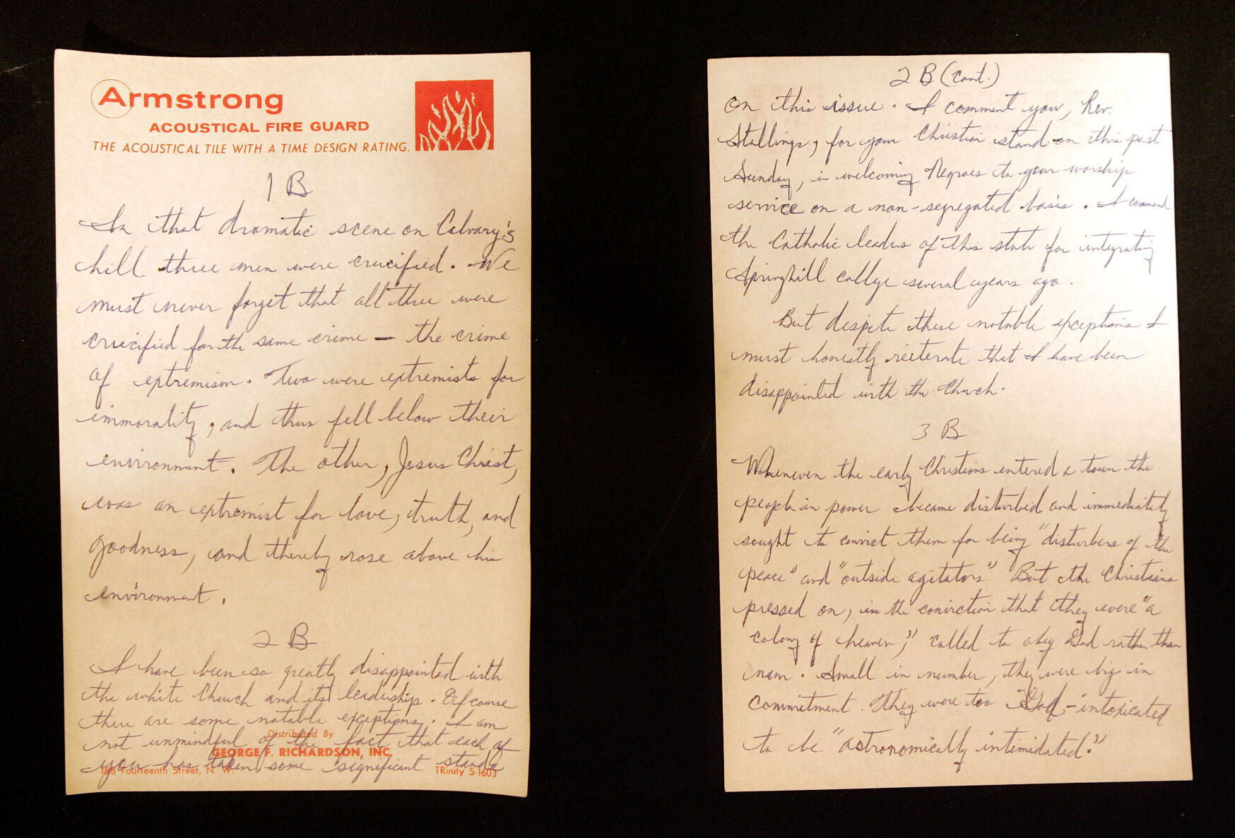 1963: “Letter from Birmingham Jail”